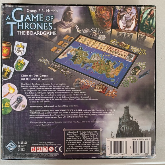 Game of Thrones first edition board game - Picture 4 of 4